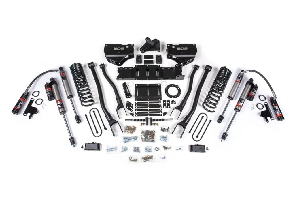 4 Inch Lift Kit w/ 4-Link | Ram 3500 (2019-2024) 4WD Diesel | w/o Rear Overload Leaf | 6-Bolt | FOX 2.5 Performance Elite | BDS Suspension thumbnail 2