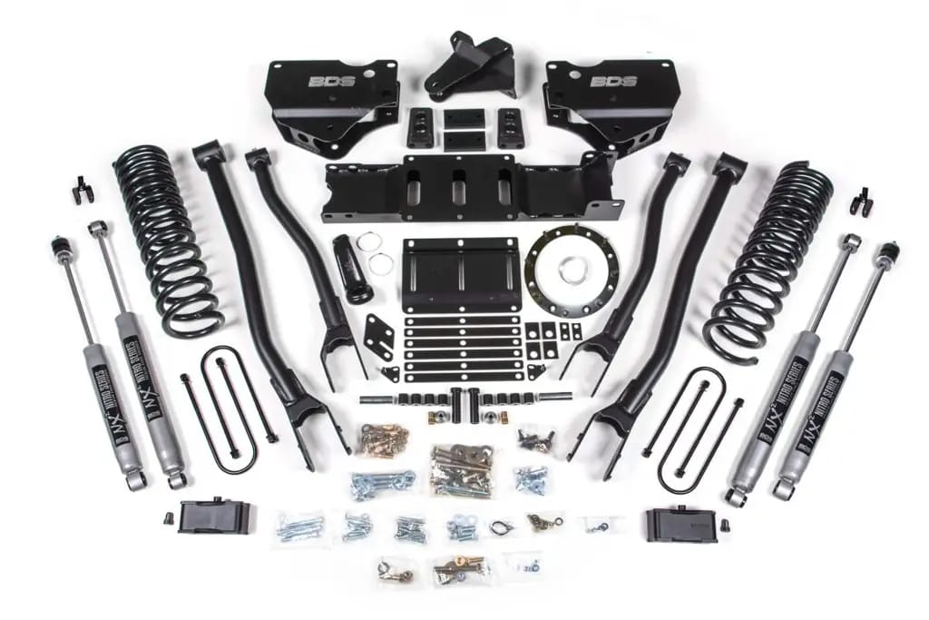 4 Inch Lift Kit w/ 4-Link | Ram 3500 (2019-2024) 4WD Diesel | w/o Rear Overload Leaf | 8-Bolt | NX2 Nitro Series | BDS Suspension thumbnail 2