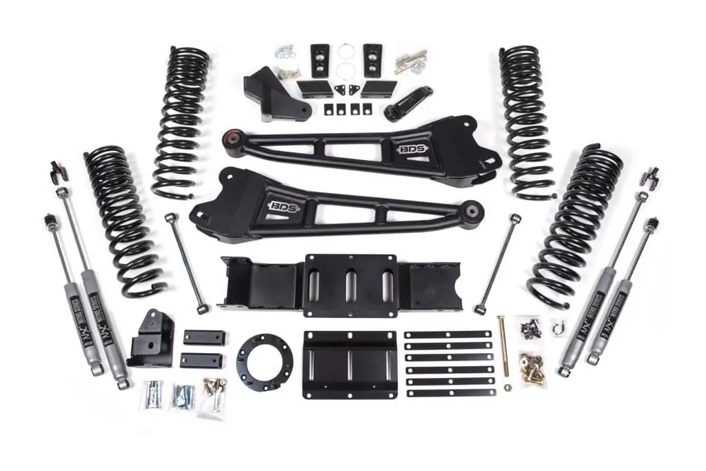 5.5 Inch Lift Kit w/ Radius Arm | Ram 2500 (2019-2026) 4WD Gas | FOX 2.5 Performance Elite Shocks | BDS Suspension