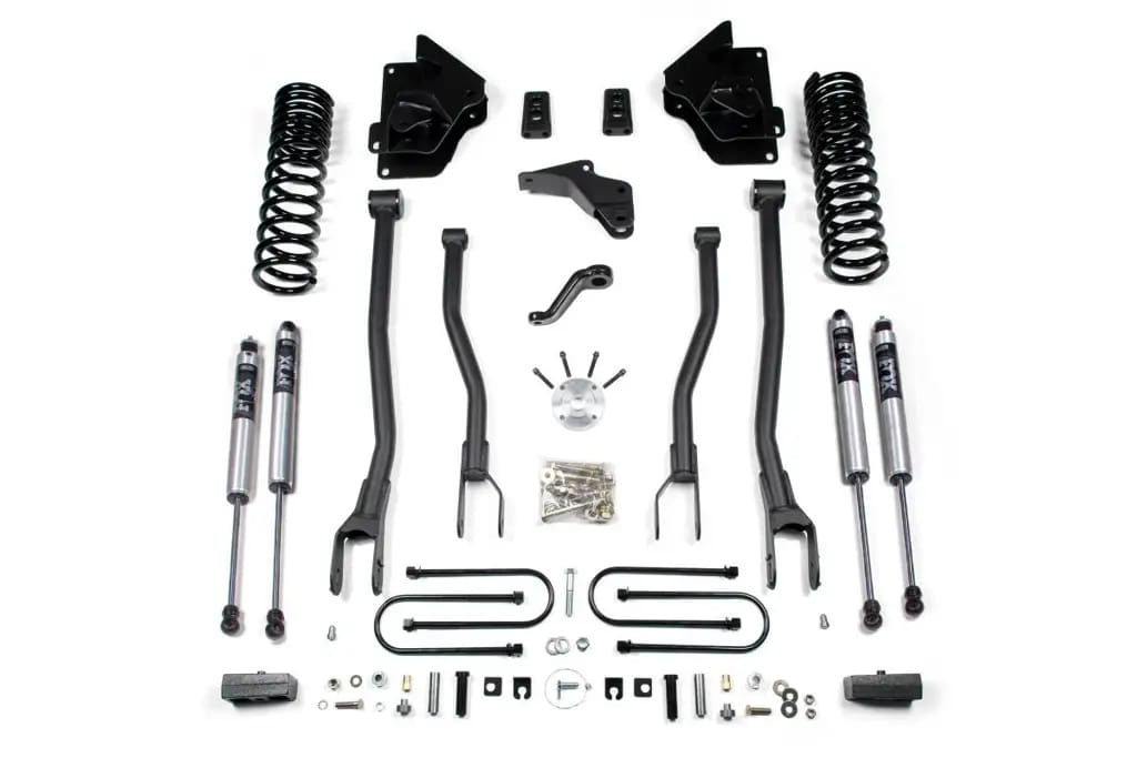 4 Inch Lift Kit w/ 4-Link | Ram 3500 (2013-2018) 4WD Gas | 2 Inch Block Kit | FOX 2.0 Performance Series | BDS Suspension thumbnail 2