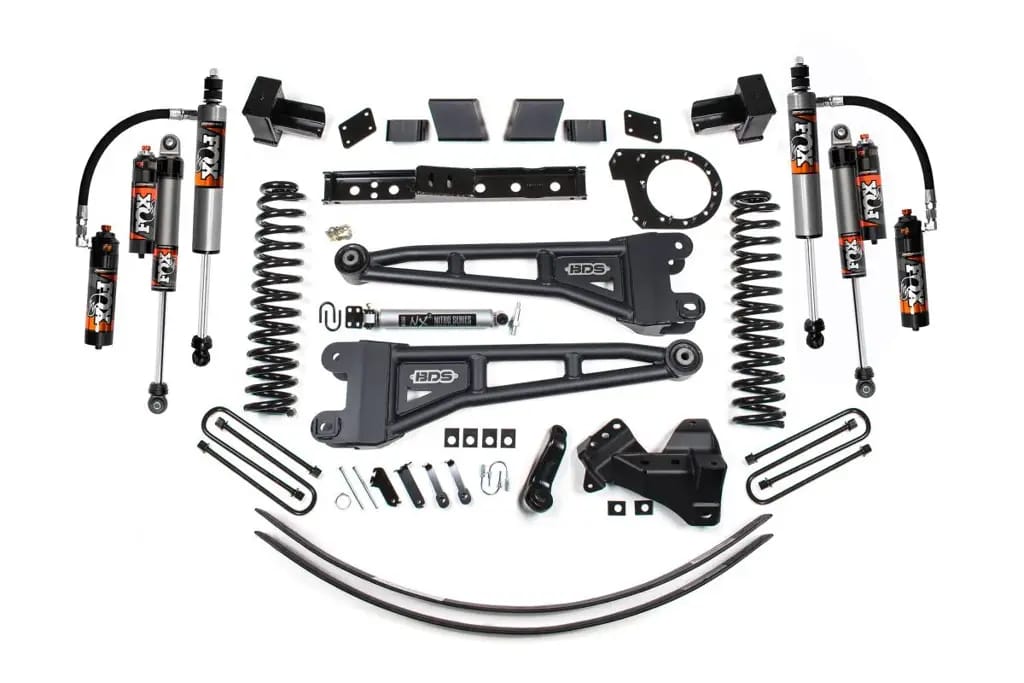 6 Inch Lift Kit w/ Radius Arm | Ford F250/F350 Super Duty (2017-2019) 4WD Diesel | 5" Block 3-Leaf Main | FOX 2.5 Performance Elite | BDS Suspension thumbnail 2