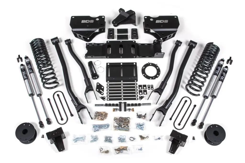 6 Inch 4-Link Lift Kit | Ram 3500 Diesel w/ Rear Air Ride (2019-2024) 4WD | 6-Bolt Indexing Ring | FOX 2.0 Performance Series | BDS Suspension thumbnail 2