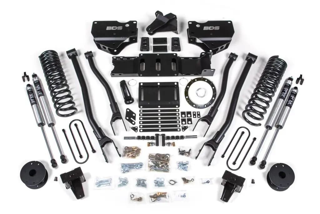 6 Inch 4-Link Lift Kit | Ram 3500 Diesel w/ Rear Air Ride (2019-2024) 4WD | 8-Bolt Indexing Ring | FOX 2.0 Performance Series | BDS Suspension thumbnail 2