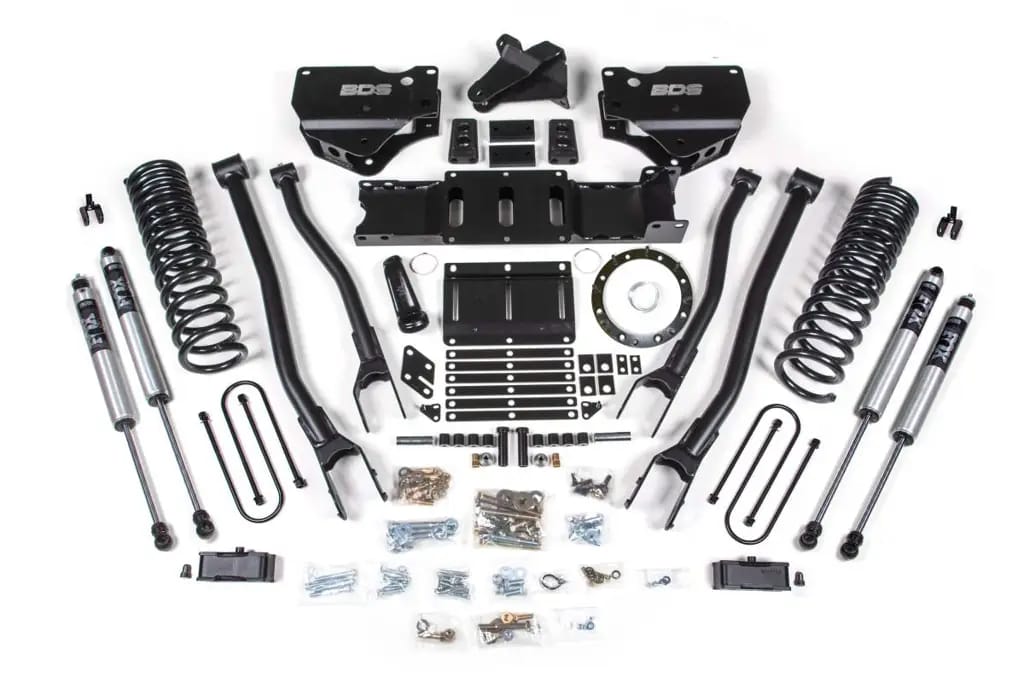 4 Inch Lift Kit w/ 4-Link | Ram 3500 Diesel 4WD (2019-2023) | 8-Bolt (Aisin) | FOX 2.0 Performance Series | BDS Suspension thumbnail 2