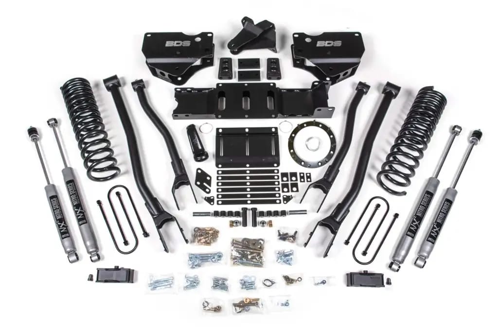 4 Inch Lift Kit w/ 4-Link | Ram 3500 Diesel 4WD (2019-2023) | 8-Bolt (Aisin) | NX2 Nitro Series Shocks | BDS Suspension thumbnail 2