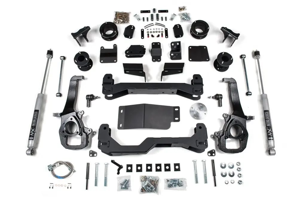4 Inch Lift Kit | Ram 1500 w/ Air Ride (2019-2024) 4WD | FOX 2.0 Performance Series | Large Bore Knuckle | BDS Suspension