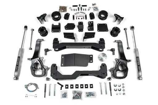 4 Inch Lift Kit | Ram 1500 w/ Air Ride (2019-2024) 4WD | NX2 Nitro Series | Large Bore Knuckle | BDS Suspension