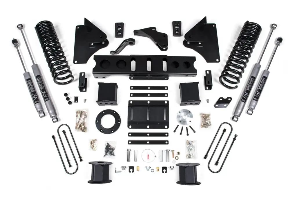 6 Inch Lift Kit | Ram 3500 w/ Rear Air Ride (2013-2018) 4WD Diesel | 8-Bolt Indexing Ring | NX2 Nitro Series | BDS Suspension