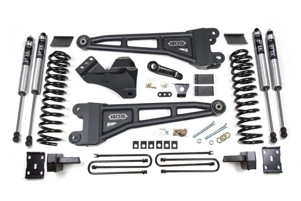 4 Inch Lift Kit w/ Radius Arm | Ford F250/F350 Super Duty (2011-2016) 4WD Gas | 4 Inch Block Kit | FOX 2.0 Performance Series | BDS Suspension thumbnail 2