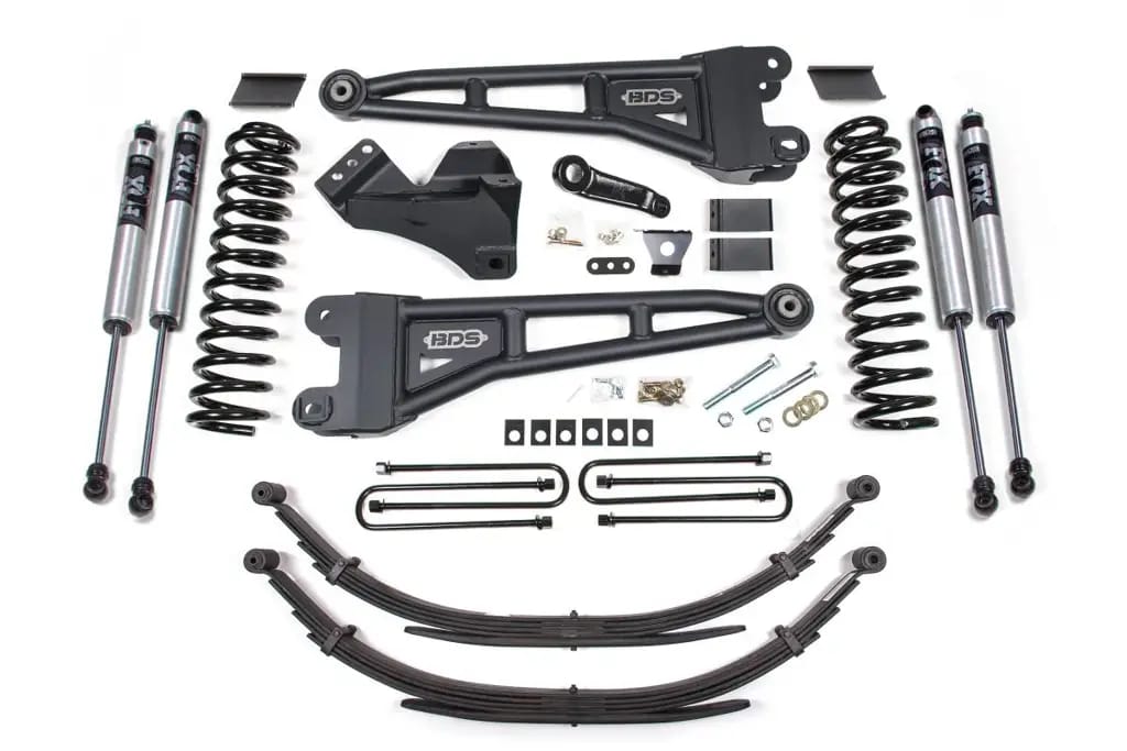 4 Inch Lift Kit w/ Radius Arm | Ford F250/F350 Super Duty (2011-2016) 4WD Gas | Leaf Springs | FOX 2.0 Performance Series | BDS Suspension thumbnail 2
