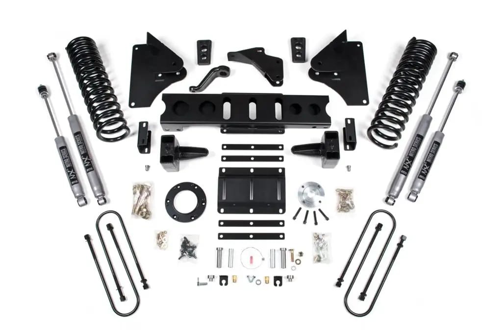 5.5 Inch Lift Kit | Ram 3500 (2013-2018) 4WD Gas | 5 Inch Block Kit | FOX 2.0 Performance Series | BDS Suspension