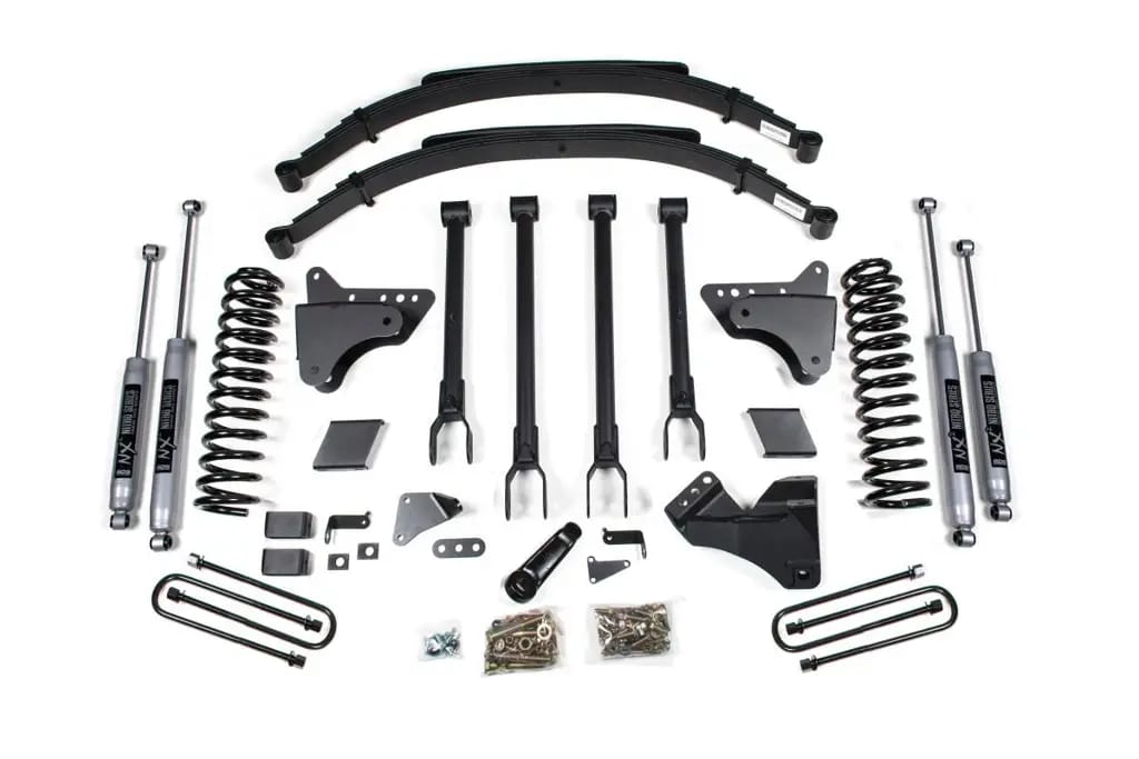 6 Inch Lift Kit w/ 4-Link | Ford F250/F350 Super Duty (2005-2007) 4WD Diesel | Rear Leaf Springs | NX2 Nitro Series | BDS Suspension thumbnail 2