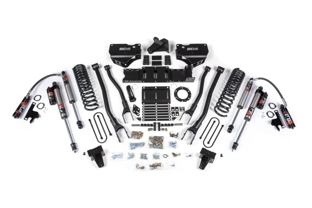 5.5 Inch Lift Kit w/ 4-Link | Ram 3500 (2019-2024) 4WD Gas | With Factory Rear Overload Leaf | FOX 2.5 Performance Elite | BDS Suspension thumbnail 2