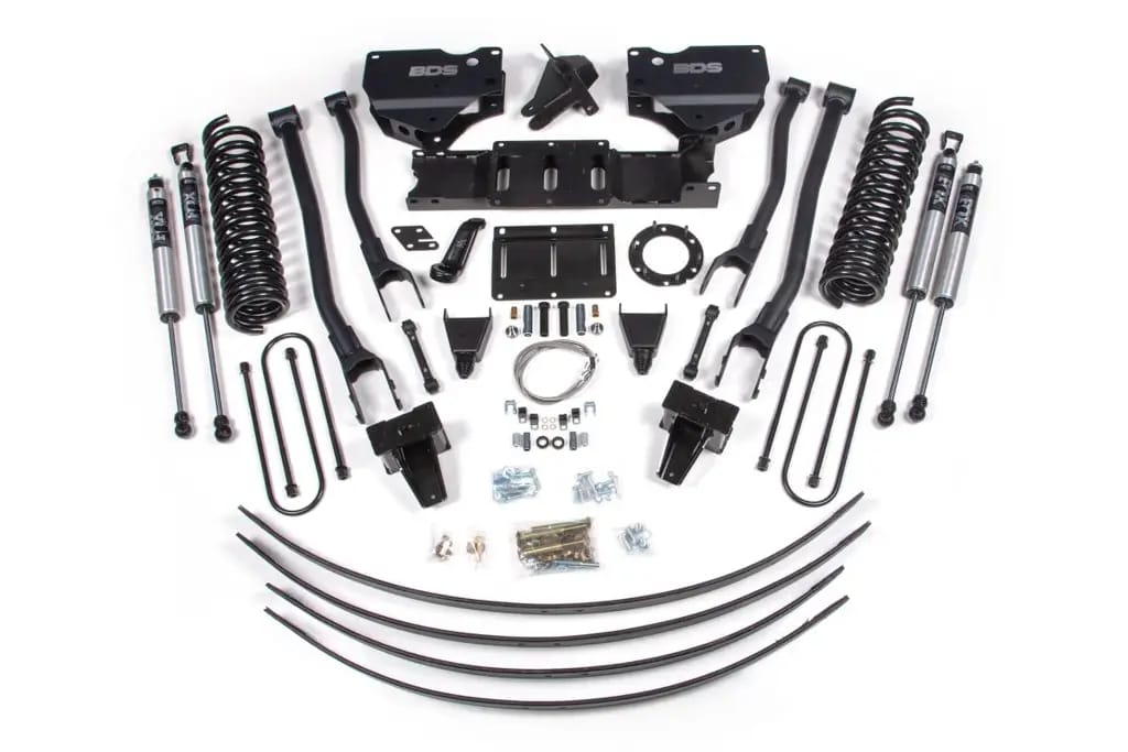 8 Inch Lift Kit w/ 4-Link | Ram 3500 4WD Diesel (2019-2024) | w/ Rear Overload | 6-Bolt | FOX 2.0 Performance Series | BDS Suspension thumbnail 2