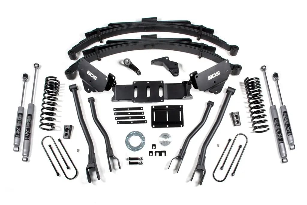 5.5 Inch Lift Kit w/ 4-Link | Ram 3500 4WD Gas (2013-2018) | Leaf Springs | NX2 Nitro Series | BDS Suspension thumbnail 2