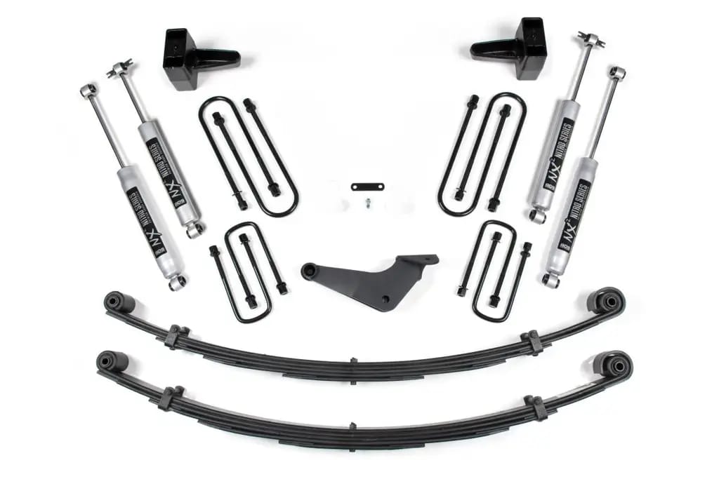 4 Inch Lift Kit | 1999-2004 Ford F250/F350 Super Duty 4WD | Radius U-Bolt | w/o Factory Overload | NX2 Nitro Series | BDS Suspension thumbnail 2