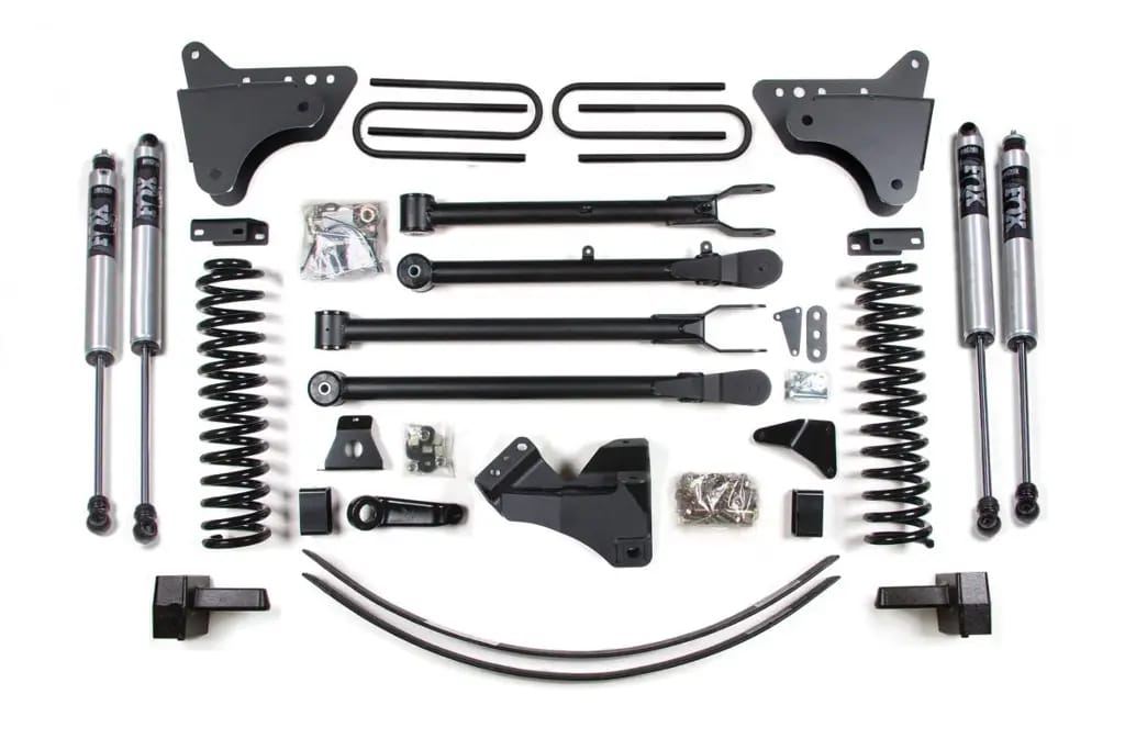 6 Inch Lift Kit w/ 4-Link | Ford F250/F350 Super Duty (2005-2007) 4WD Gas | 3 Inch Block Kit + Add-A-Leaf With Overload | FOX 2.0 Performance Series | BDS Suspension thumbnail 2