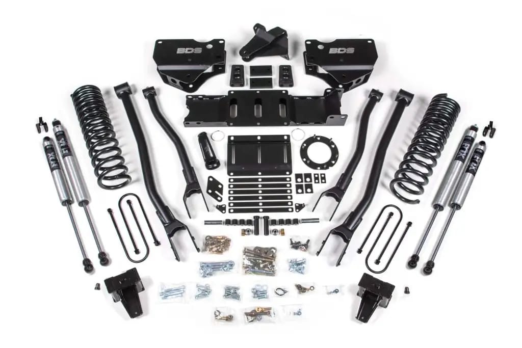 6 Inch Lift Kit w/ 4-Link | Ram 3500 (2019-2024) 4WD Diesel | w/o Factory Rear Overload | 6-Bolt | FOX 2.0 Performance Series | BDS Suspension thumbnail 2