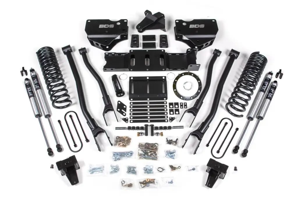 6 Inch Lift Kit w/ 4-Link | Ram 3500 (2019-2024) 4WD Diesel | w/o Factory Rear Overload | 8-Bolt (Aisin) | FOX 2.0 Performance Series | BDS Suspension thumbnail 2