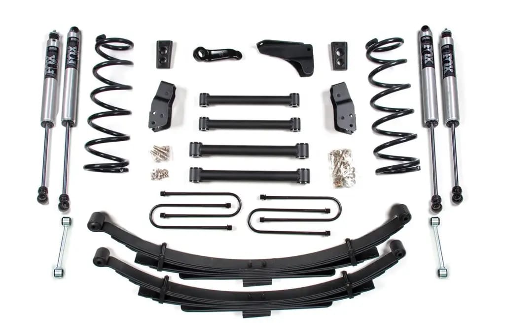 4 Inch Lift Kit | 2005-2007 Dodge Ram 2500 Power Wagon 4WD | Leaf Springs | 3-1/2 Inch Axle | FOX 2.0 Performance Series | BDS Suspension thumbnail 2