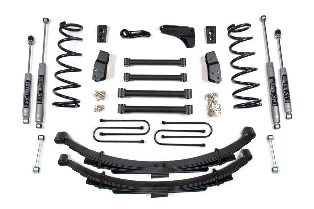 4 Inch Lift Kit | 2005-2007 Dodge Ram 2500 Power Wagon 4WD | Leaf Springs | 4 Inch Axle | NX2 Nitro Series | BDS Suspension thumbnail 2