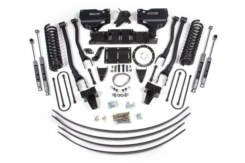 8 Inch Lift Kit w/ 4-Link | Ram 3500 4WD Diesel (2019-2024) | No Rear Overload | 8-Bolt | NX2 Nitro Series | BDS Suspension thumbnail 2