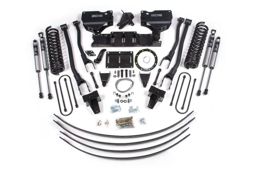8 Inch Lift Kit w/ 4-Link | Ram 3500 4WD Diesel (2019-2024) | w/ Rear Overload | 8-Bolt | FOX 2.0 Performance Series | BDS Suspension thumbnail 2