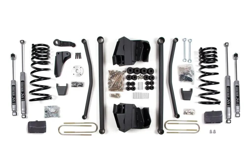 8 Inch Long Arm Lift Kit | Dodge Ram 2500/3500 Diesel (2003-2007) 4WD | Block Kit 3-1/2" Axle | NX2 Nitro Series | Automatic | BDS Suspension thumbnail 2