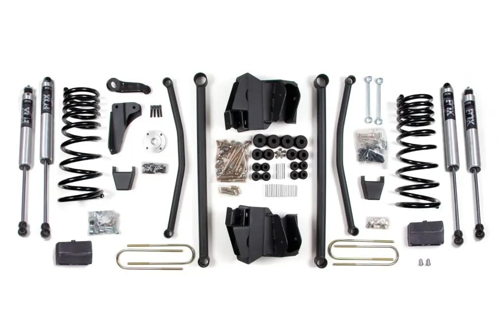 8 Inch Long Arm Lift Kit | Dodge Ram 2500/3500 Diesel (2003-2007) 4WD | Block Kit 4" Axle | FOX 2.0 Performance Series | Automatic | BDS Suspension thumbnail 2