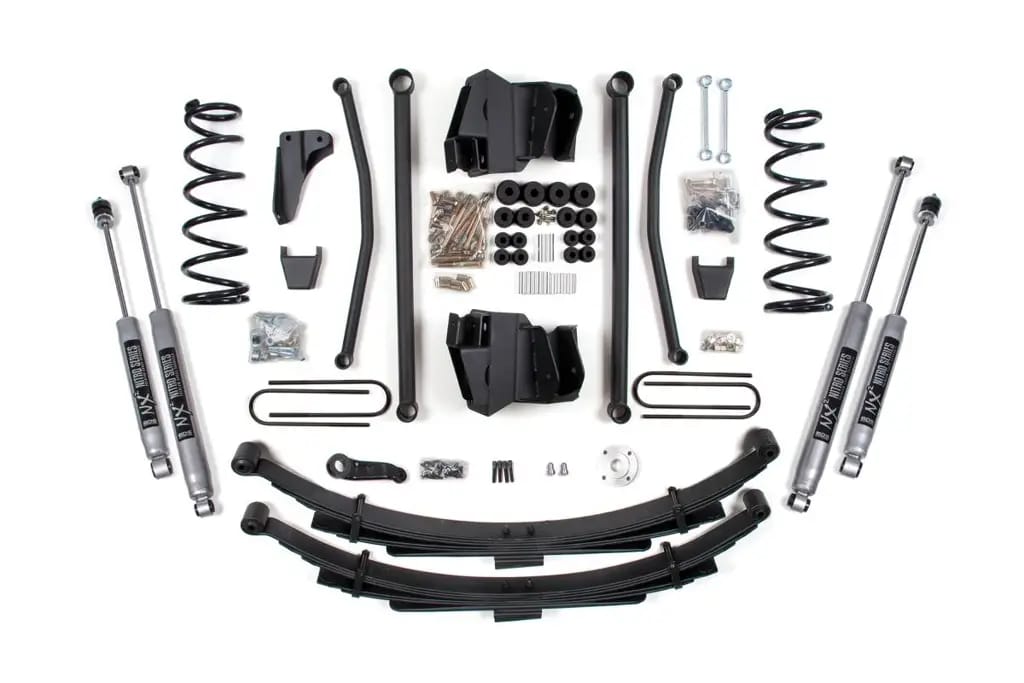8 Inch Long Arm Lift Kit | Dodge Ram 2500/3500 Diesel (2003-2007) 4WD | Leaf Springs 4" Axle | NX2 Nitro Series | Manual | BDS Suspension thumbnail 2