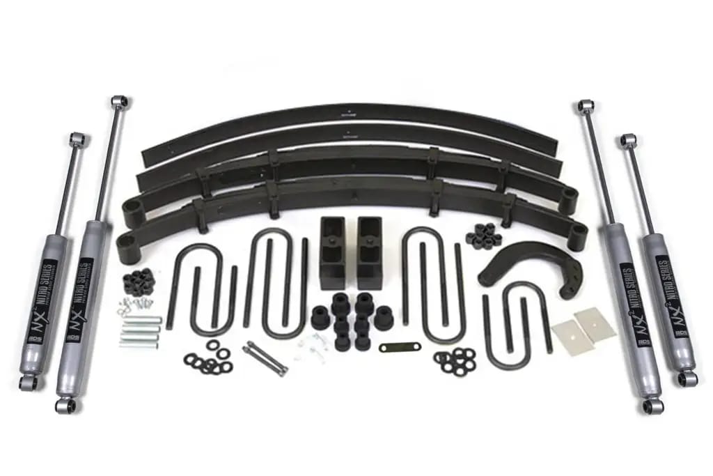 6 Inch Lift Kit | Chevy/GMC K5 Blazer & Suburban (1988-1991) 4WD | 4 Inch Block Kit w/ Add-A-Leaf | NX2 Nitro Series | BDS Suspension thumbnail 2