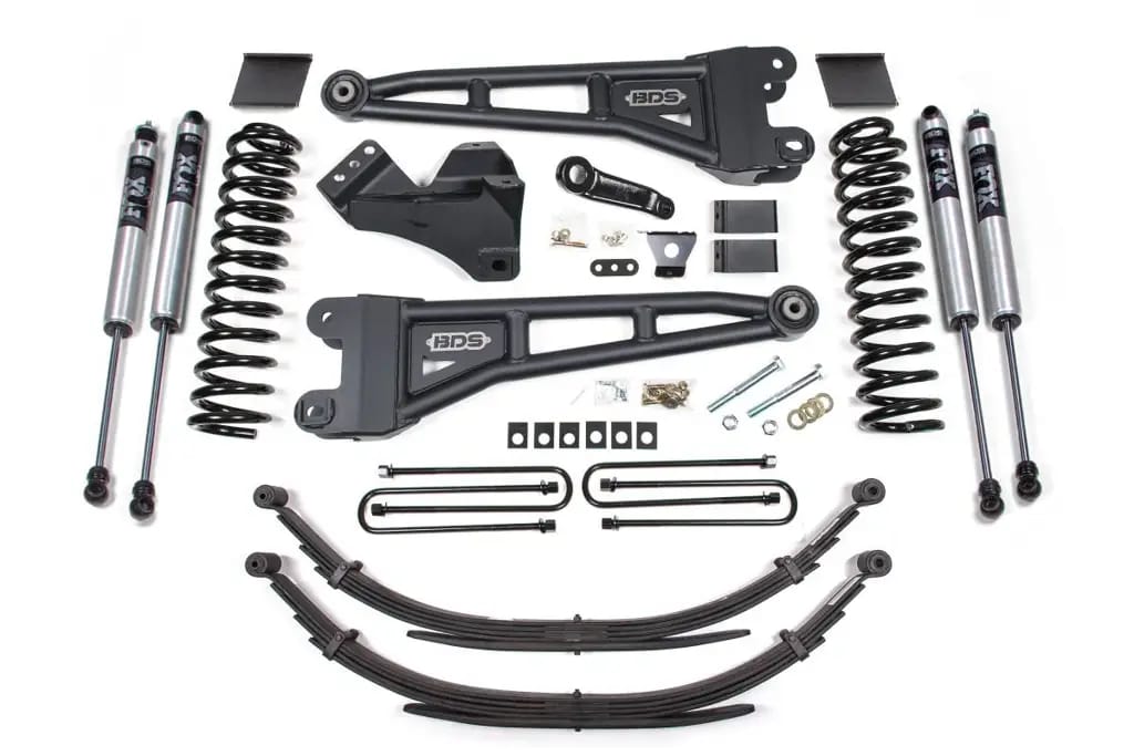 6 Inch Lift Kit w/ Radius Arm | Ford F250/F350 Super Duty (2011-2016) 4WD Diesel | Factory 2" Rear Blocks | FOX 2.0 Performance Series | BDS Suspension thumbnail 2