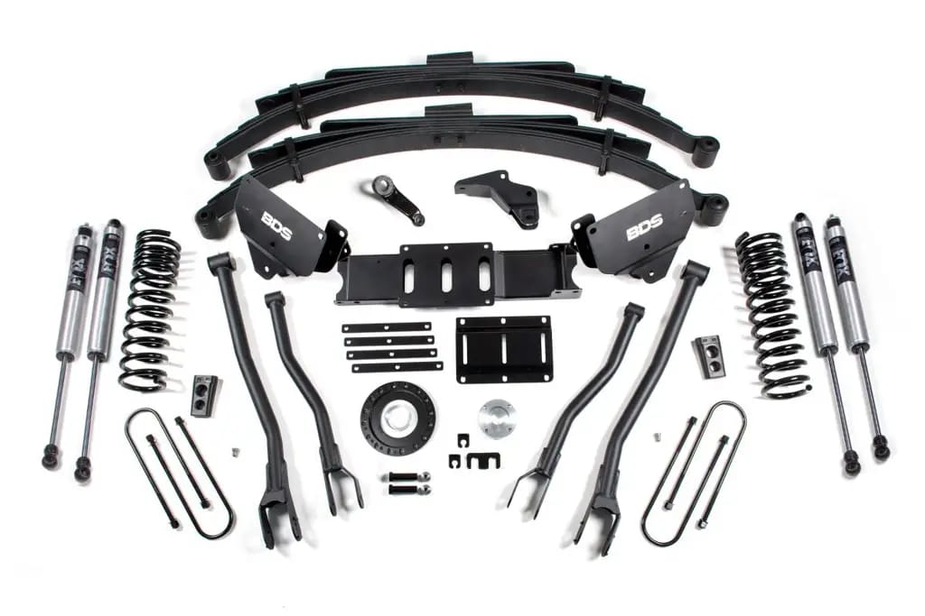 6 Inch Lift Kit w/ 4-Link | Ram 3500 Diesel (2013-2018) 4WD | Leaf Springs | 8-Bolt | FOX 2.0 Performance Series | BDS Suspension thumbnail 2