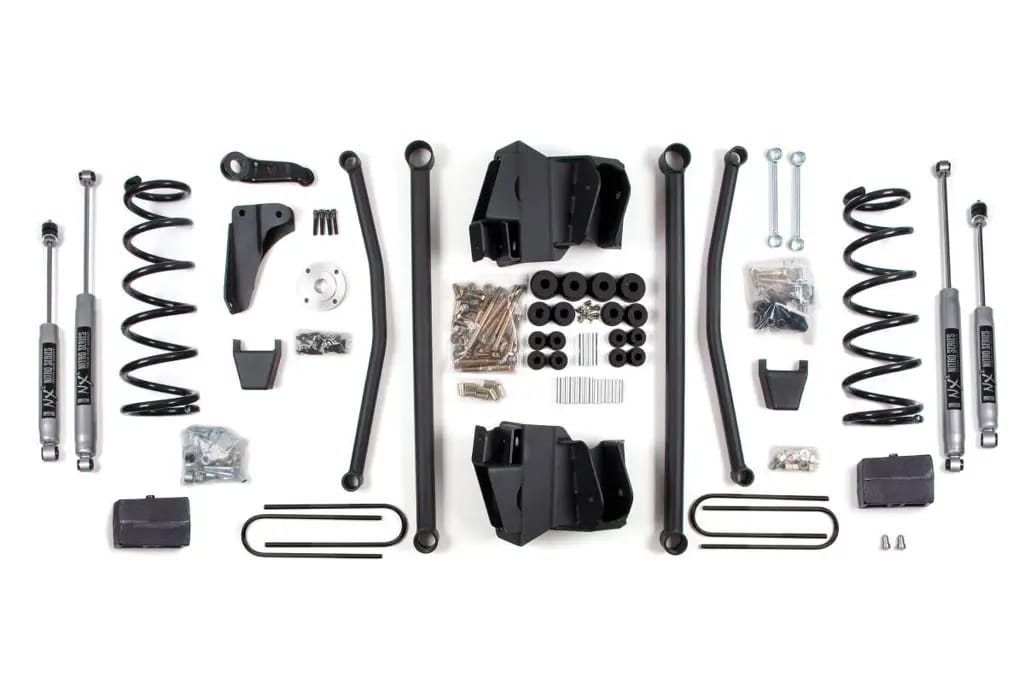 8 Inch Long Arm Lift Kit | 2008 Dodge Ram 2500/3500 4WD Diesel | Block Kit w/ 4 Inch Axle | NX2 Nitro Series | Manual | BDS Suspension