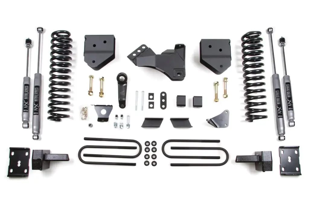 4 Inch Lift Kit | Ford F250/F350 Super Duty (2011-2016) 4WD Gas | Leaf Springs w/ NX2 Nitro Series Shocks | BDS Suspension