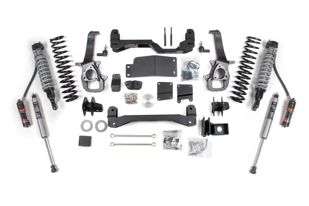 4 Inch Lift Kit | Ram 1500 2009-2011 4WD | 2" Coil Spacer | FOX 2.0 Performance Series Rear Shocks | BDS Suspension
