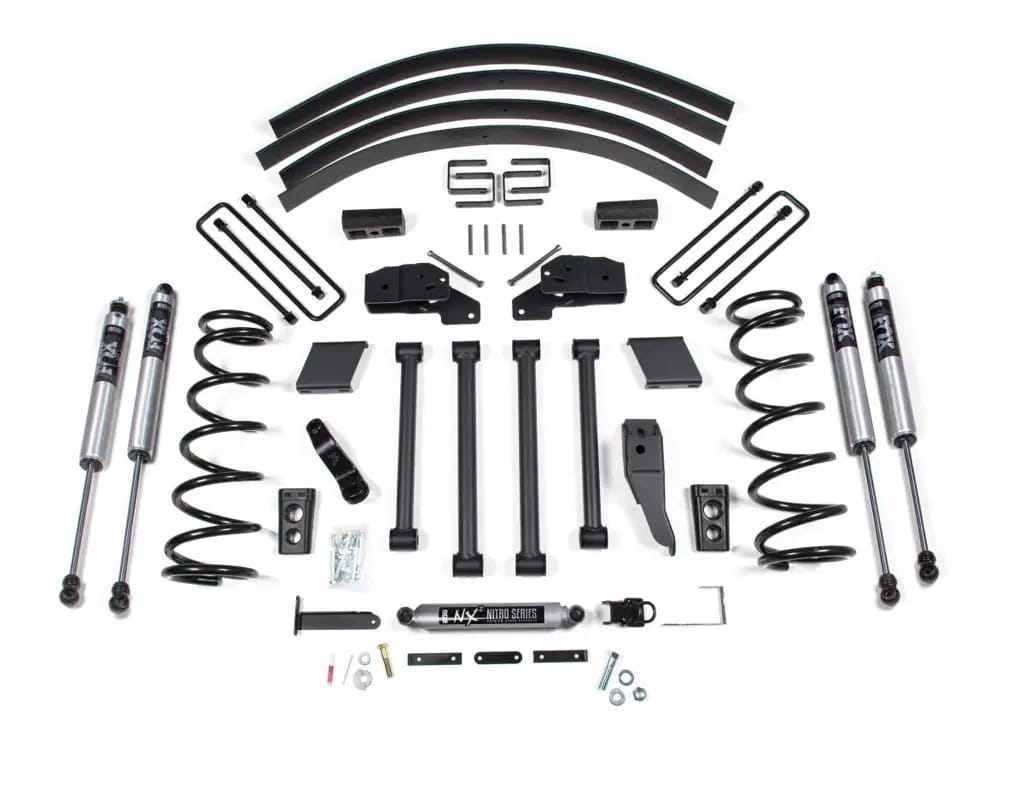 4.5 Inch Lift Kit | Dodge Ram 2500/3500 (1994-1999) 4WD | Block Kit With Factory Overload | FOX 2.0 Performance Series | BDS Suspension thumbnail 2