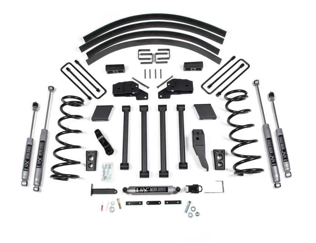 4.5 Inch Lift Kit | Dodge Ram 2500/3500 (1994-1999) 4WD | Rear Leaf Springs | FOX 2.0 Performance Series | BDS Suspension