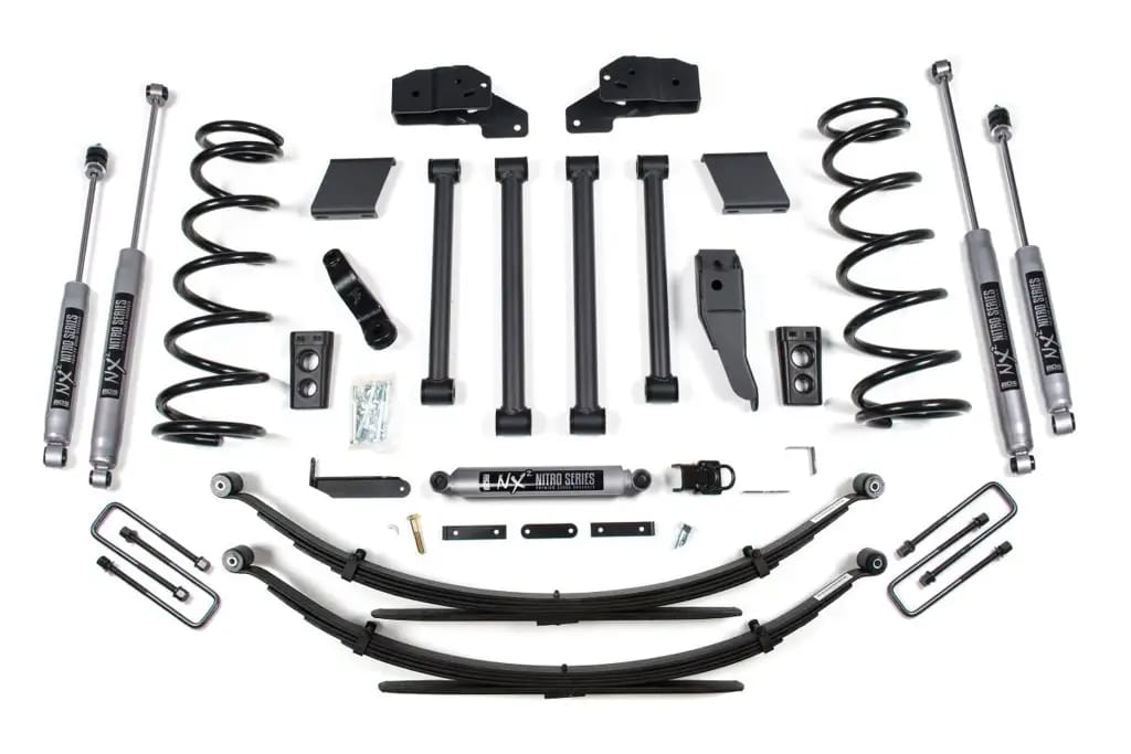 4.5 Inch Lift Kit | Dodge Ram 2500/3500 (1994-1999) 4WD | Rear Leaf Springs | NX2 Nitro Series | BDS Suspension thumbnail 2