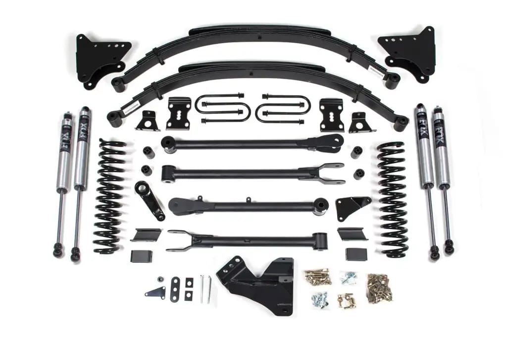4 Inch Lift Kit w/ 4-Link | Ford F250/F350 Super Duty (2005-2007) 4WD Diesel | Rear Leaf Springs | FOX 2.0 Performance Series | BDS Suspension thumbnail 2