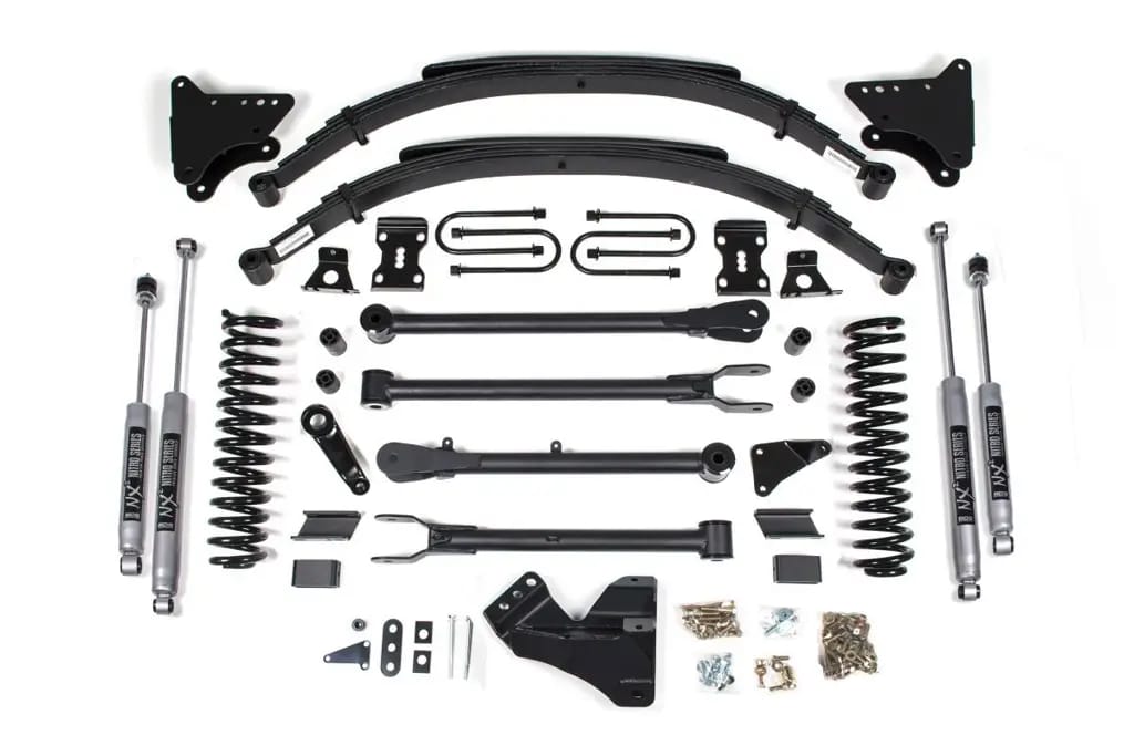 4 Inch Lift Kit w/ 4-Link | Ford F250/F350 Super Duty (2005-2007) 4WD Diesel | Rear Leaf Springs | NX2 Nitro Series | BDS Suspension thumbnail 2