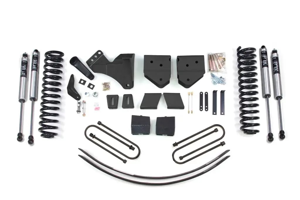 6 Inch Lift Kit | Ford F250/F350 Super Duty (2005-2007) 4WD Diesel | 3 Inch Block Kit + Add-A-Leaf With Overload | FOX 2.0 Performance Series | BDS Suspension thumbnail 2
