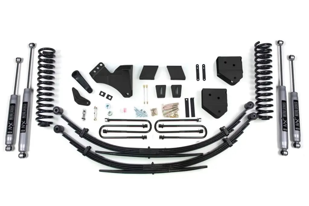 6 Inch Lift Kit | Ford F250/F350 Super Duty (2005-2007) 4WD Diesel | Rear Leaf Springs | NX2 Nitro Series | BDS Suspension thumbnail 2