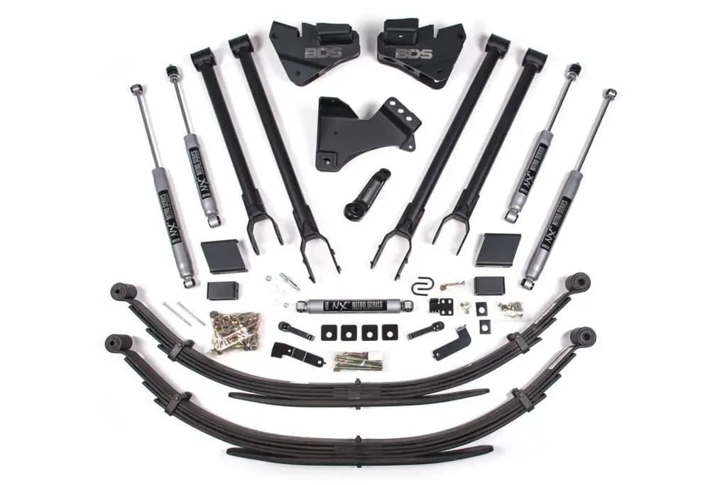 4 Inch Lift Kit | 4-Link Conversion | Ford F250/F350 Super Duty (2017-2019) 4WD Diesel | Leaf Springs | NX2 Nitro Series | BDS Suspension thumbnail 2