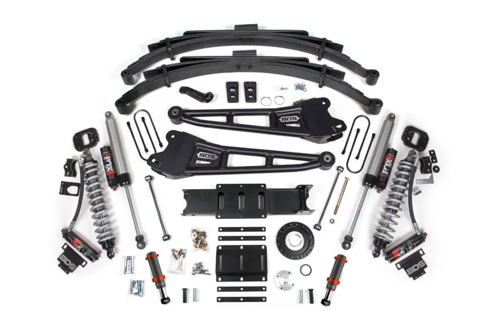 6 Inch Lift Kit w/ Radius Arm | FOX 2.5 Coil-Over Conversion Performance Elite | Ram 3500 (2013-2018) 4WD Diesel | Leaf Springs | FOX 2.0 Hydro Bump Stop | 8-Bolt | BDS Suspension thumbnail 2