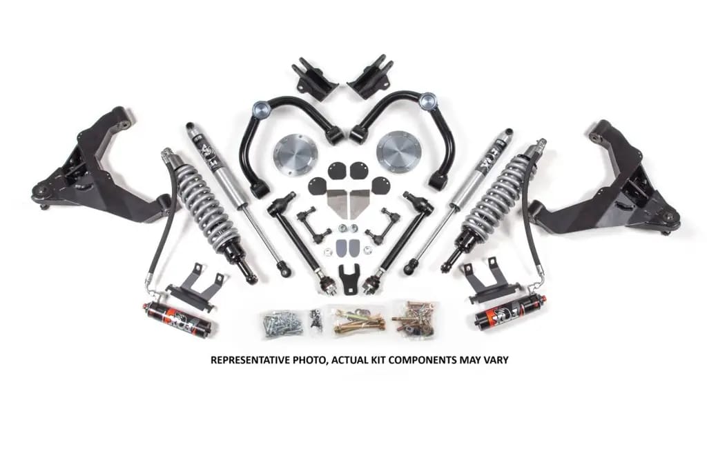 3 Inch FOX Coilover Conversion Lift Kit | Chevy Silverado/GMC Sierra 2500HD/3500HD Diesel 4WD (2011-2019) | Stock Rear | FOX 2.0 Performance Series Rear Shocks | BDS Suspension thumbnail 2
