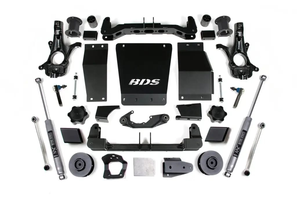 4.5 Inch Lift Kit | Chevy/GMC Suburban, Tahoe, Yukon 1500 (2015-2020) 4WD | Aluminum / Stamped Steel Control Arms | NX2 Nitro Series Shocks | BDS Suspension thumbnail 2