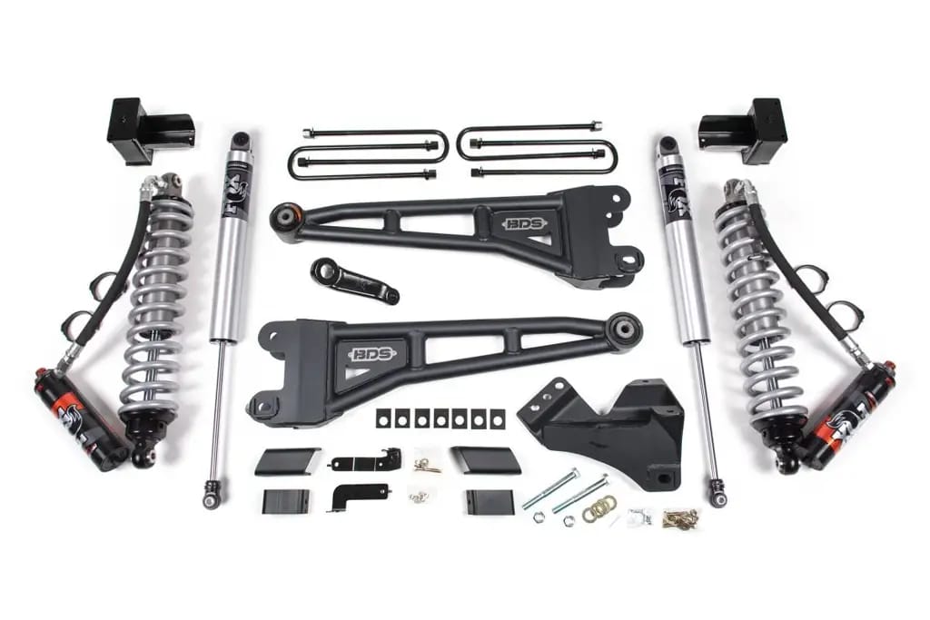4 Inch Lift Kit w/ Radius Arms | FOX 2.5 Performance Elite Coilover Conversion | Ford F450 Super Duty (2020-2022) 4WD | Rear FOX 2.5 Performance Series | BDS Suspension thumbnail 2