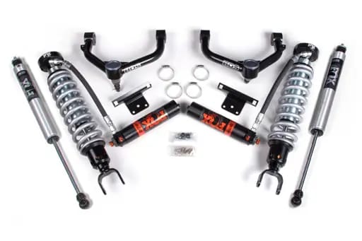 2 Inch Leveling Kit | FOX 2.5 Coilover & FOX 2.0 Rear Shocks | 2014-2018 Ram 1500 4WD EcoDiesel | BDS Suspension