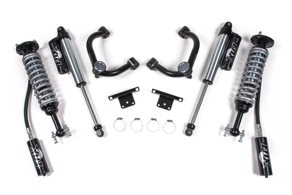 2 Inch Leveling Kit | FOX 2.5 Coilover w/ DSC & FOX 2.5 Piggyback DSC Rear | Ford F150 (2014-2020) 4WD | BDS Suspension